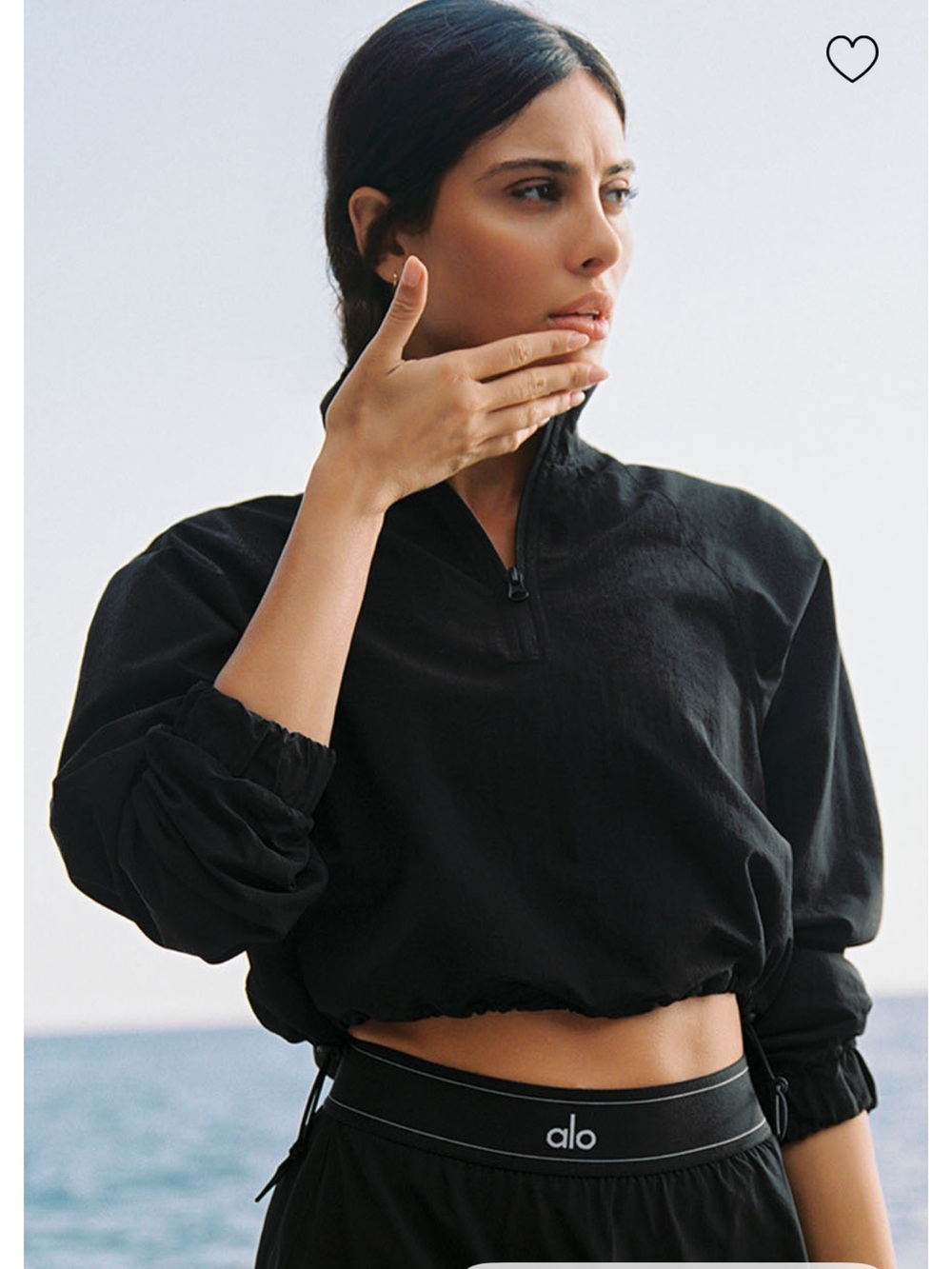 Cropped 1/4 Zip Alumni Pullover